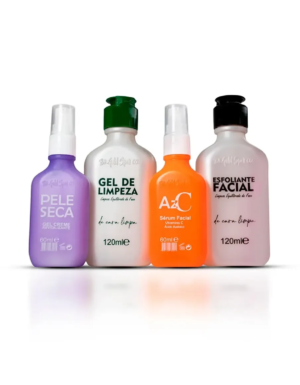 Kit Skin Care - Pele Seca - Roxo